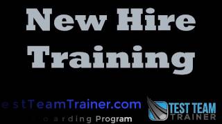 TestTeamTrainer.com - New Hire Driver Training