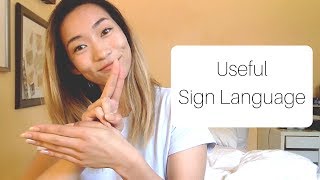 ASL HANGOUT: HOW TO SIGN USEFUL SIGN LANGUAGE!