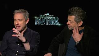 Martin Freeman, Andy Serkis discuss being the 'minority' on set of Black Panther
