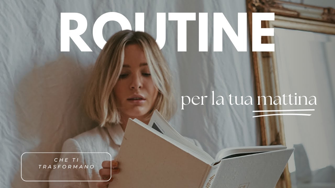 7 routine del mattino da creare con la tua agenda per trasformare la ...
