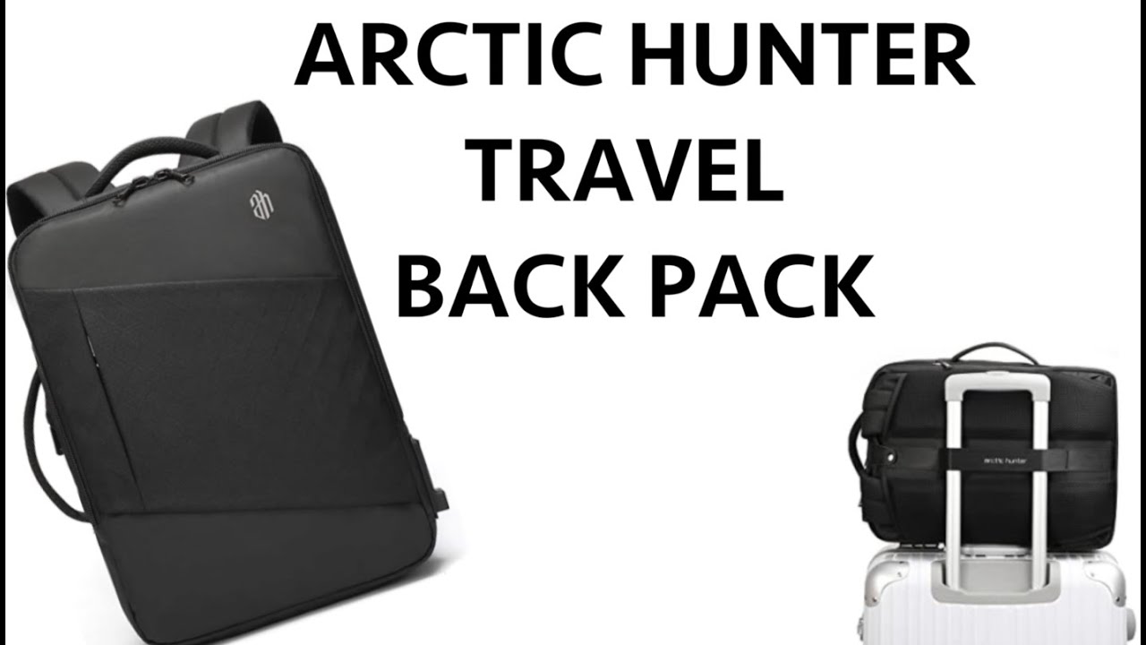 Arctic Hunter Business/ Travel/ College/ School Backpack ~ Black. | eBay