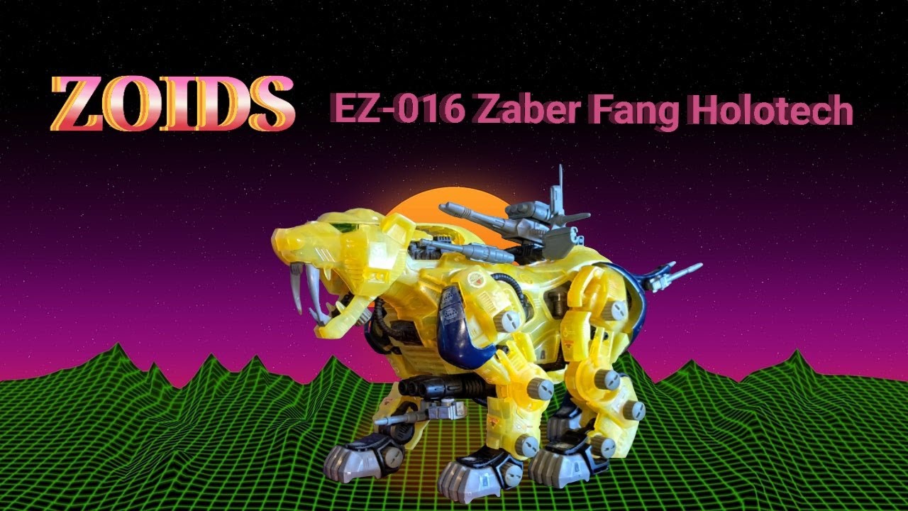 (NEW) Zaber Fang Holotech "The Sabre Tiger" Of Planet Zoidstar (Zoids Series 3) (ENGLISH SUBTITLES)