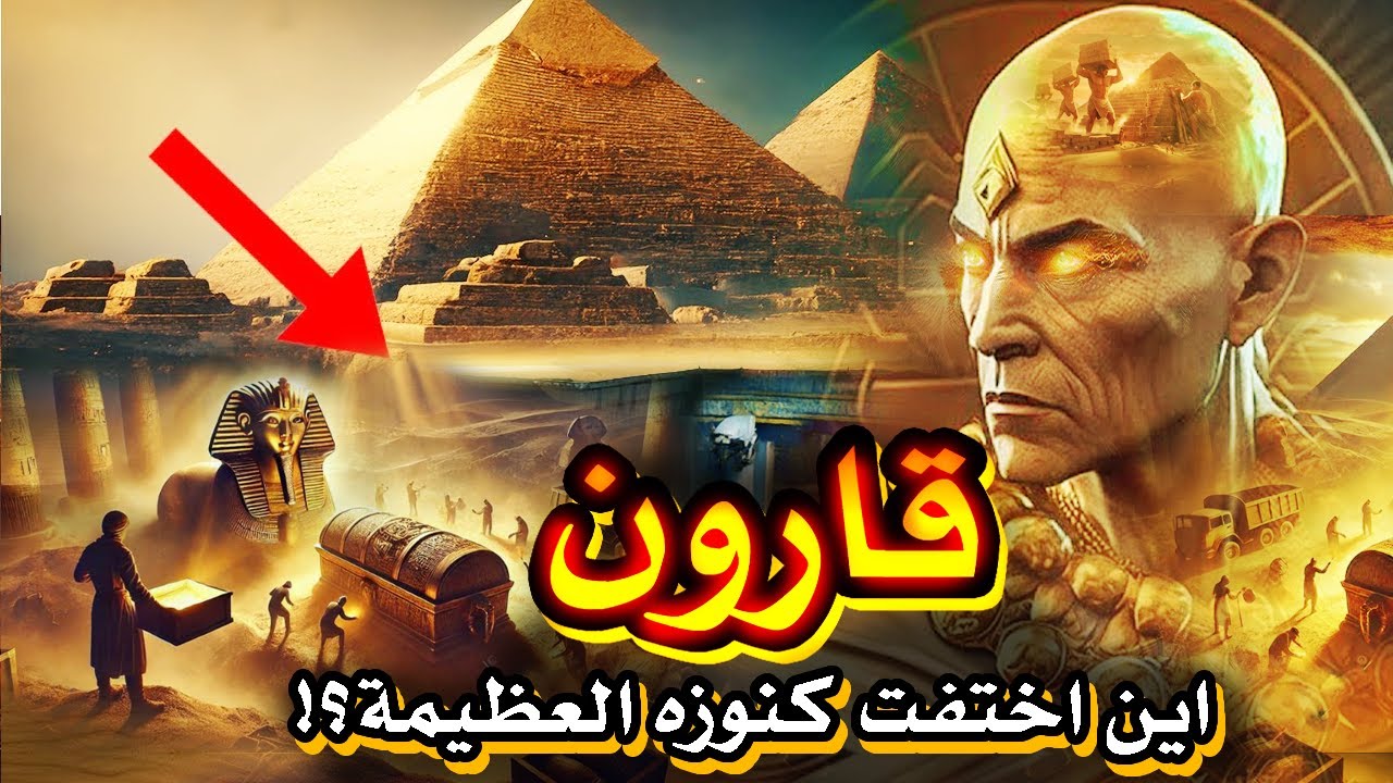 قصة قارون وكيف حول التراب الى ذهب ! وماذا فعل مع سيدنا موسى واين اختفت كنوزة العظيمة فى مصر اليوم ؟!