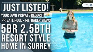🏡 Luxury Fleetwood Home with Pool & Mt. Baker Views | 5 Bed 3 Bath | 15,158 Sq.Ft. Lot 🏡 Luxury Fleetwood Home with Pool & Mt. Baker Views | 5 Bed 3 Bath | 15,158 Sq.Ft. Lot