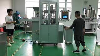 Full automatic compact powder press machine