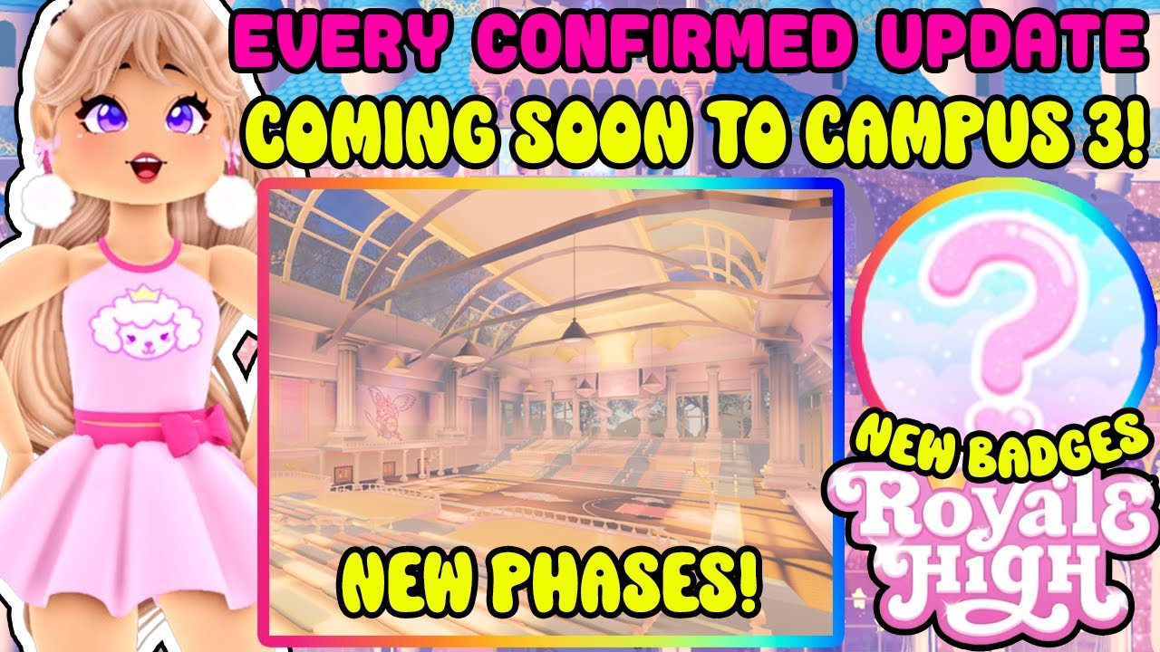 Every Update Confirmed Coming To Campus 3 Soon Royale High Update News ...