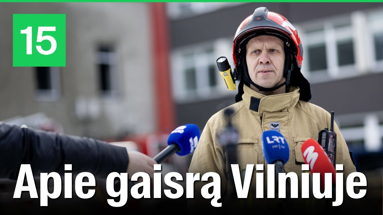 Donatas Gurevičius: gaisro Eišiškių plente metu Vilniuje buvo dar keli gaisrai