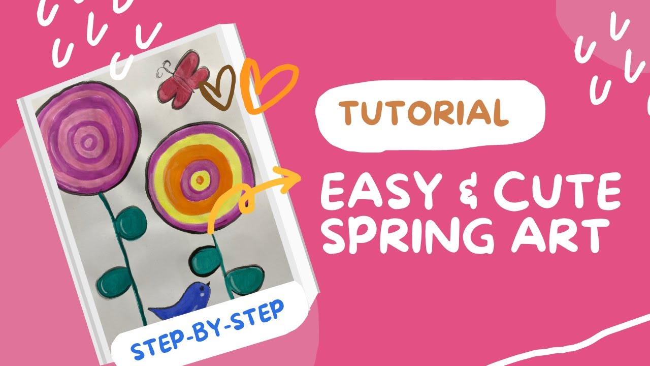 How To Spring Paint How to Paint Easy & Fun SPRING Art - YouTube