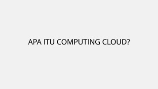 Apa Itu Computing Cloud Dan Apa Perbedaan SaaS, PaaS, dan IaaS