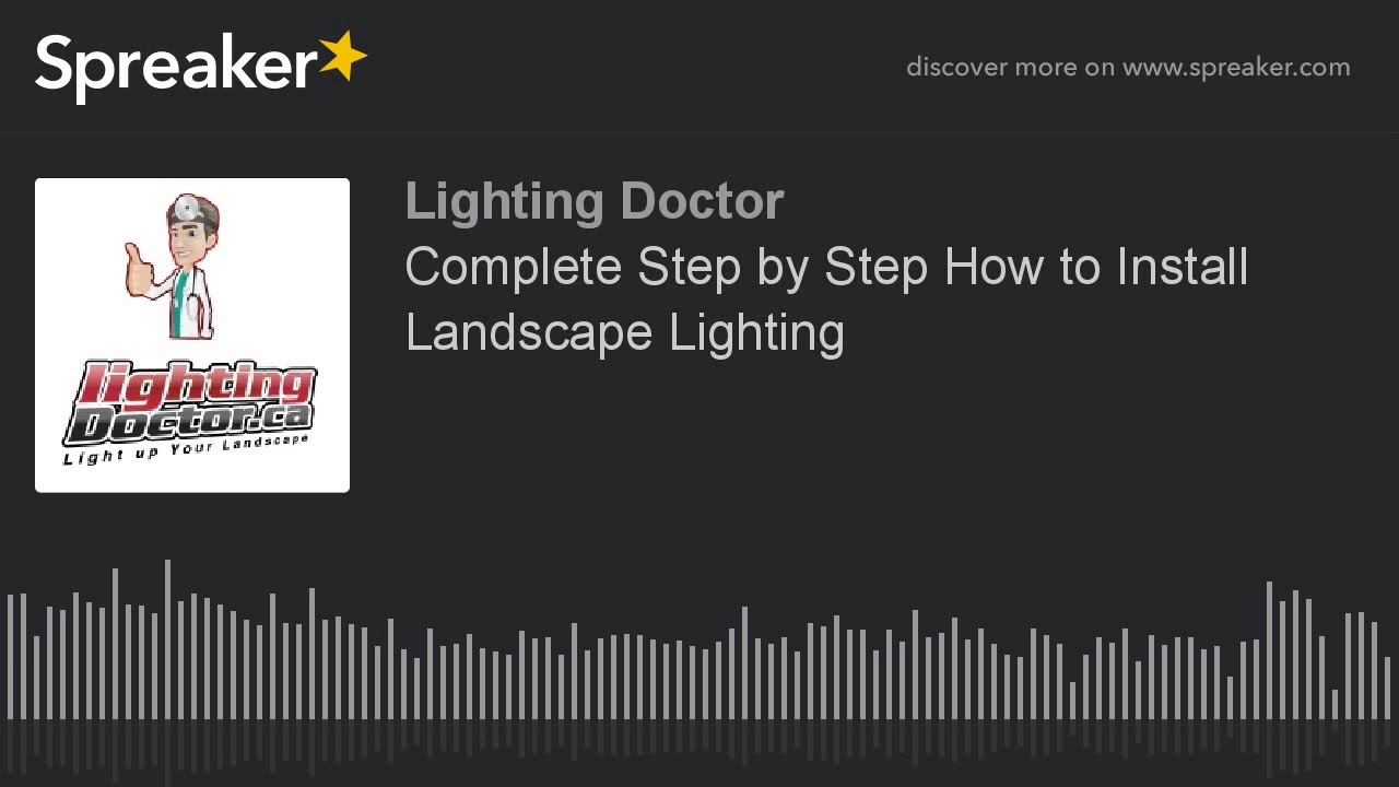 Complete Step by Step How to Install Landscape Lighting - YouTube