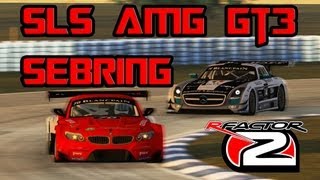 rFactor 2 - SLS AMG / Blancpain Endurance Series Mod - Sebring 24h Course