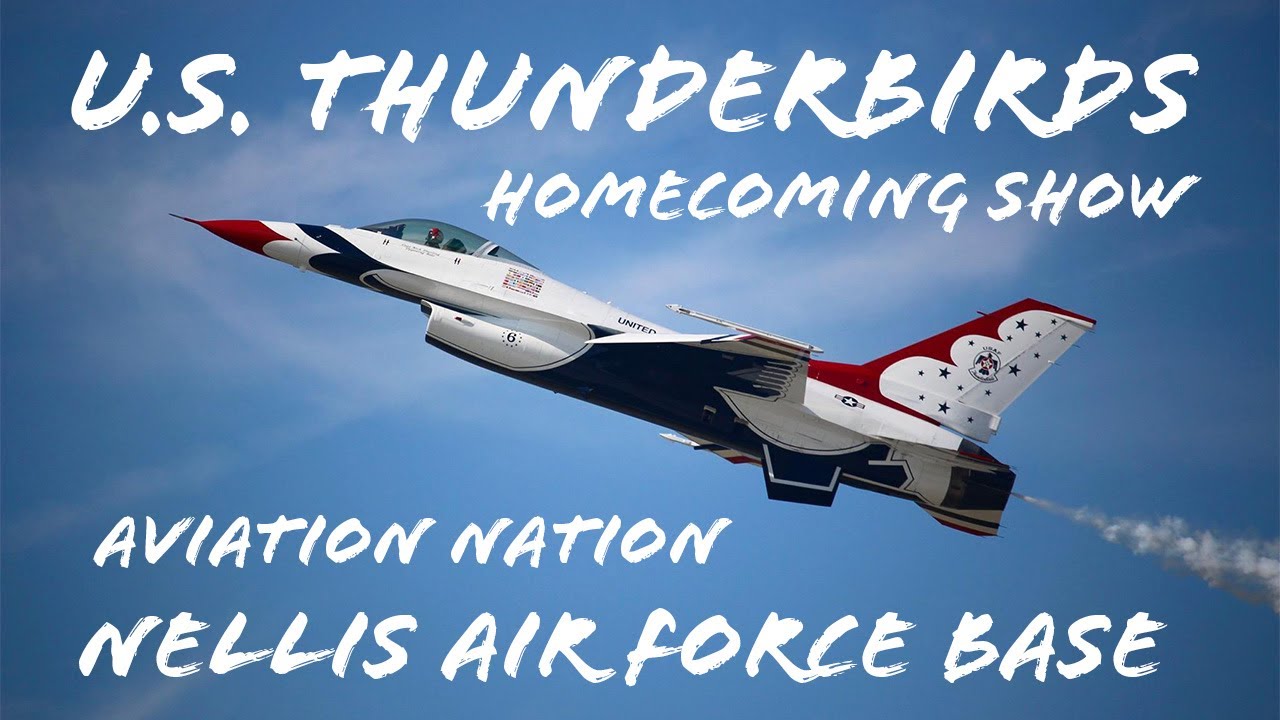 U.S. Thunderbirds Demo Nellis Air Force Base Aviation