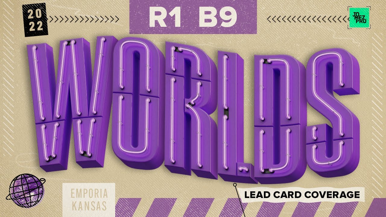 2022 Disc Golf World Championships | R1B9 | McBeth, Dickerson, Ford, Barsby | Jomez