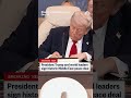 President Trump And World Leaders Sign Historic Middle East Peace Deal 