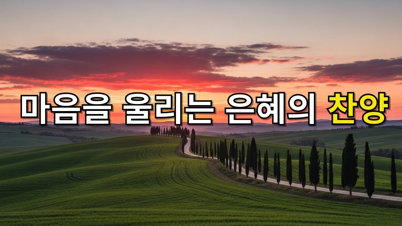 🎵 은혜의 찬양 | 평안과 감사의 묵상 CCM  | Healing Worship Music