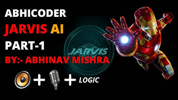 Iron Man Jarvis AI part-1 Desktop Voice Assistant | Python Tutorial #Jarvis #JarvisAI #abhicoder