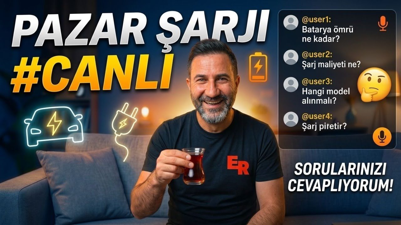 Elektrikli Araçlar Hakkında Her Şey! | Deniz Atar ile Pazar Şarjı Soru-Cevap Canlı Yayını