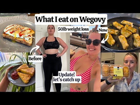 WHAT I EAT IN A DAY ON WEGOVY | Shopping, cooking & Catch up!