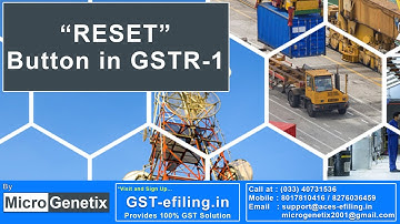 “RESET” Button in GSTR-1