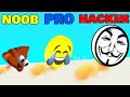 NOOB vs PRO vs HACKER in Emoji Run!