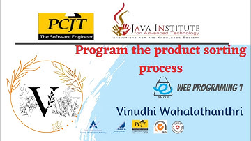 Web Project Task 21 | 1st Year | Java Institute | Vinudhi Wahalathanthri