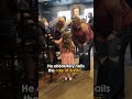 Little girl mistakes old man for Santa Claus and he plays along ❤️