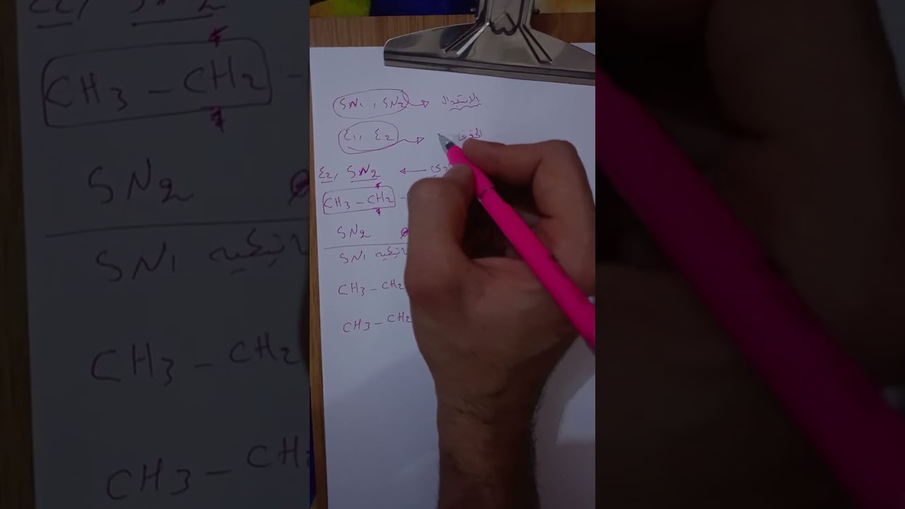 ميكانيكية SN1 . SN2 المرحلة الثانية