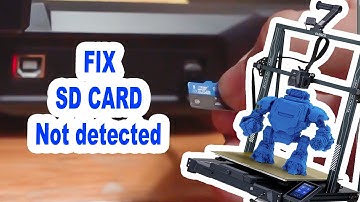 Oplossing voor SD-kaart die niet wordt gedetecteerd door 3D-printer / MAC en pc
