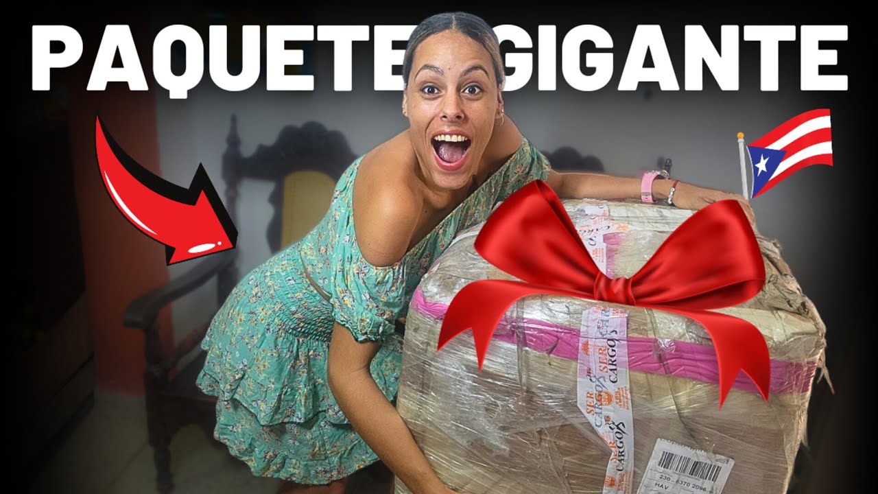 🤯Recibo un SÚPER PAQUETE 📦 desde Puerto Rico/NUNCA hubiese tenido esto en Cuba
