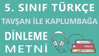 Tavşan ile Kaplumbağa Dinleme Metni - 5  Sınıf Türkçe (Anıttepe Yayıncılık) Resimi