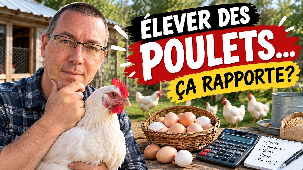 On a fait le CALCUL 🐔 Élever ses POULETS, c’est RENTABLE ou pas? #363