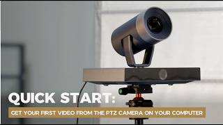 NearStream PTZ Camera: USB direct connection to the computer to get started