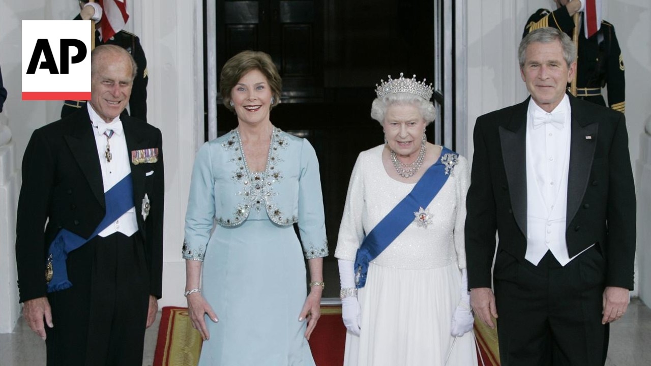 A look back at British monarch's state visits to Washington