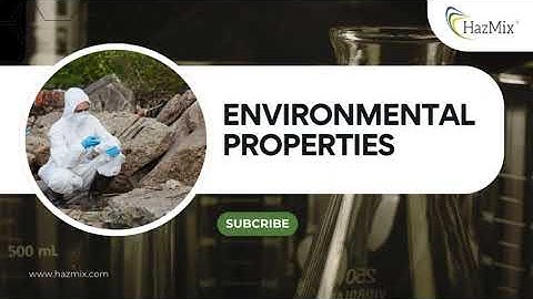 How to edit Environmental Properties in your SDS in HazMix