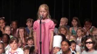 Kamryn singing Everyone Deserves a Home