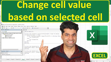 Celwaarde wijzigen op basis van geselecteerde cel met behulp van Excel Macro VBA-code