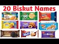 20 Biscuit Names 🍪 | बच्चों के लिए बिस्कुट के नाम | Learn Biscuit Names in English & Hindi