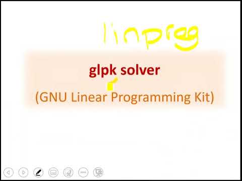Lecture 5.4 - GLPK Solver | Genome Scale Metabolic Models