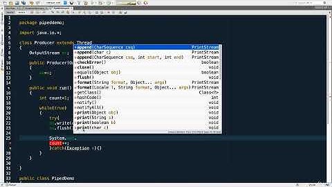 Lecture 23.6 : Piped Streams in Java | Inter-Thread Communication [Abdul Bari] Java Course