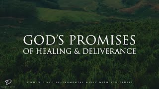 God's Promises of Healing & Deliverance: 3 Hour Piano Worship | Relief from Anxiety