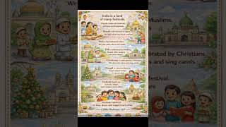 📚ReadingCard:Learn,Read&amp;Grow🛕🕌⛪#joyful​​#viral​​#shorts​​#festival #diwali#eid#christmas#temple#kids