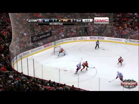 philadelphia flyers mascot gritty Islanders at Flyers Game Highlights NHL VideoCenter Philadelphia Flyers