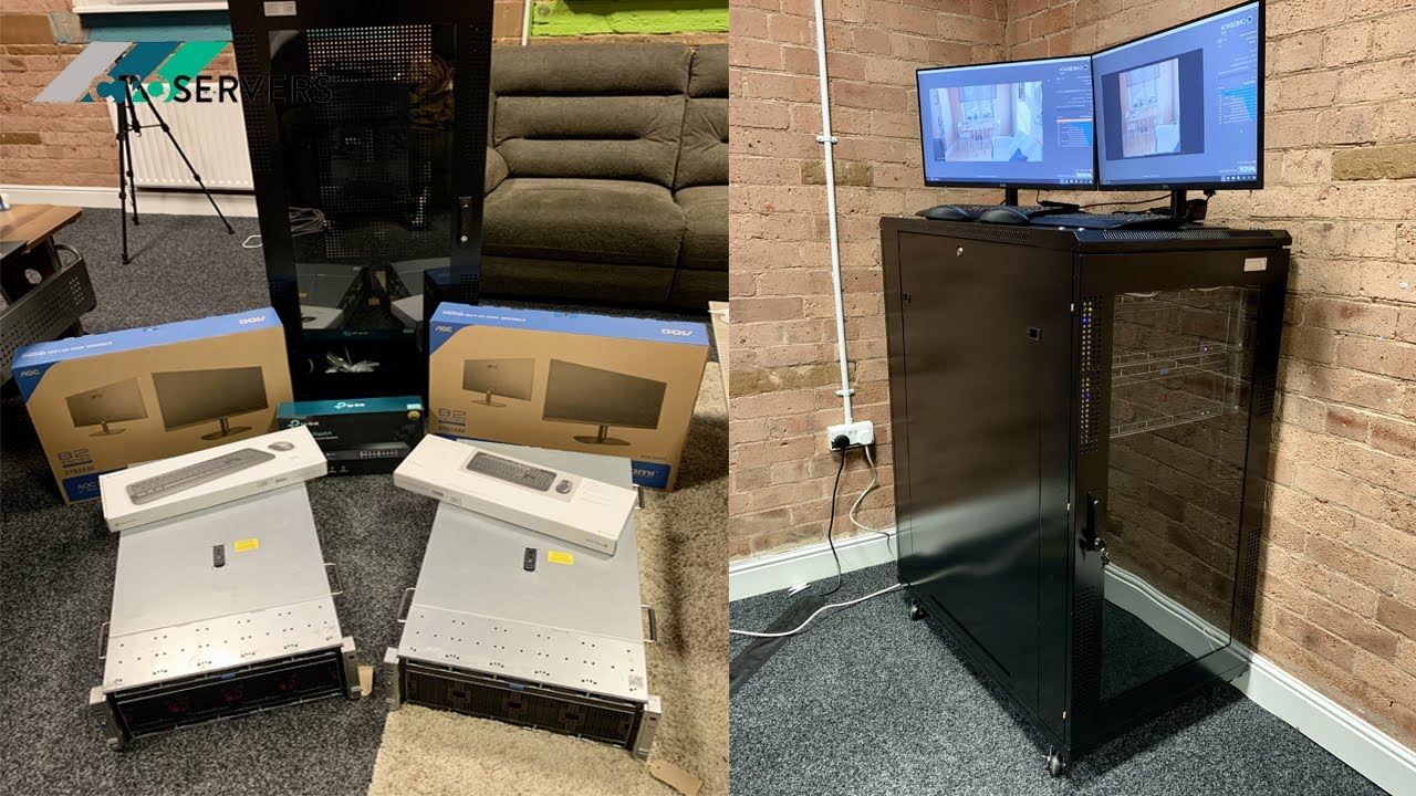 144 Core , 288 Thread Render Farm Setup , Complete 27u Rack setup CPU Rendering ! CTOservers.com