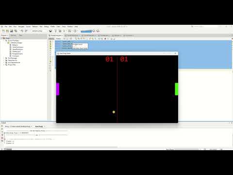 Java 2 Player Pong Game