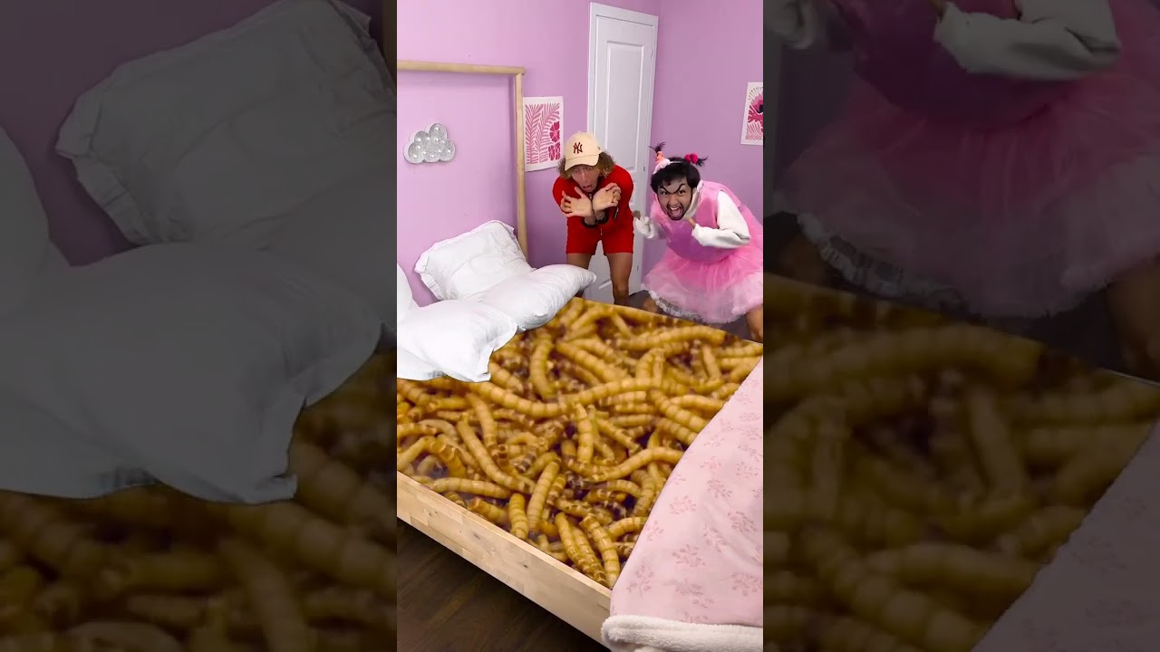 Insects are hiding under the blanket! 🤯😬🪱 