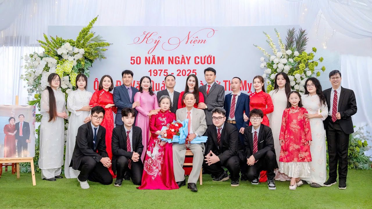 Kỷ niệm 50 năm ngày cưới ông bà Qúa & Mỵ