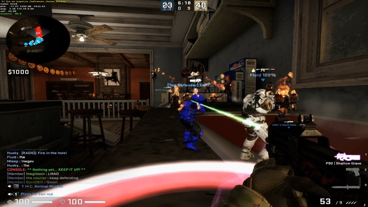 ze_Halloween_House_b4 Play Through and Win CSGO ZE YouTube