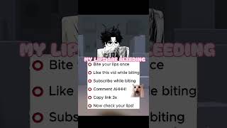 MY LIPS ARE BLEEDING 😭😨 #shorts #roblox #robloxedit #robloxshorts #robloxmemes #trythis