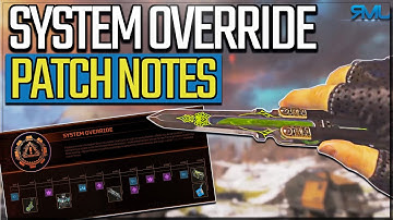 System Override Patch Notes - Octane Heirloom, Muzzle Flash Fix & More - Apex Legends Updates