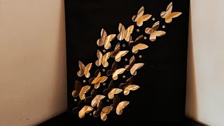 DIY BUTTERFLY🦋 WALL HANGING | CARDBOARD CRAFT